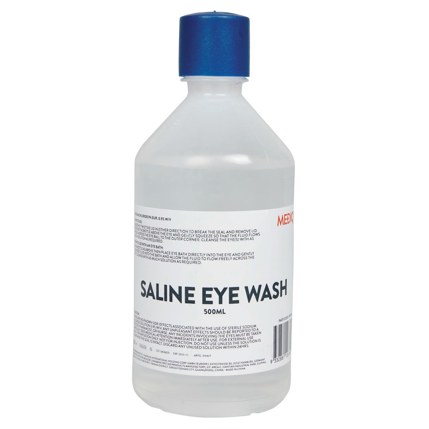 MEDIQ Eyewash Station Replacement Solution 500Ml