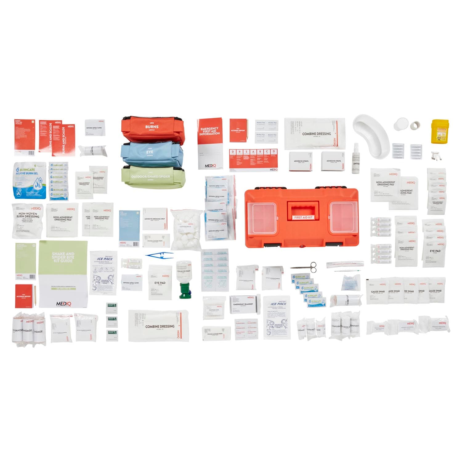 MEDIQ Essential Industrial Response First Aid Kit In Plastic Tackle Box_2