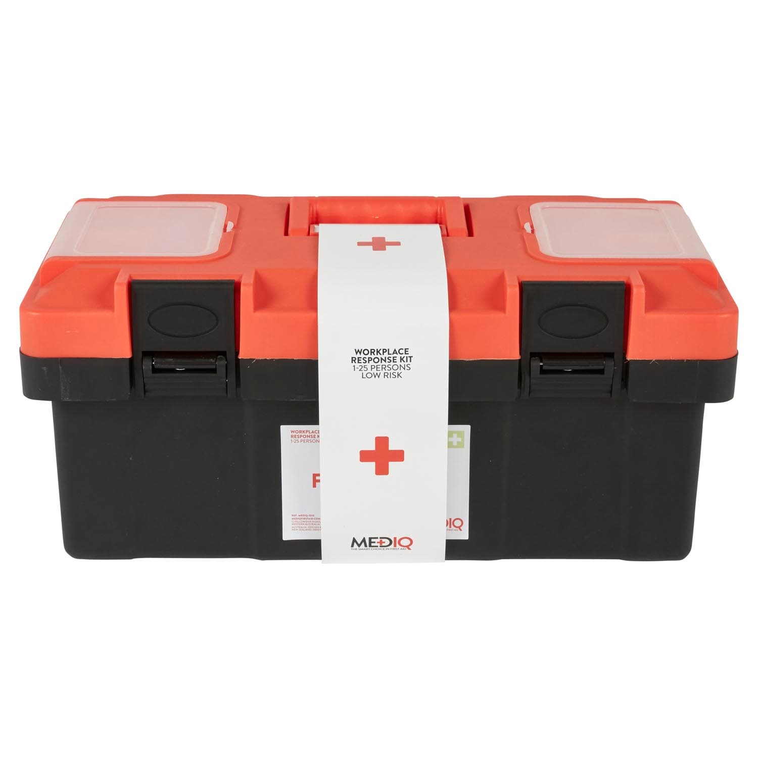 MEDIQ Essential Workplace Response First Aid Kit In Plastic Tackle Box