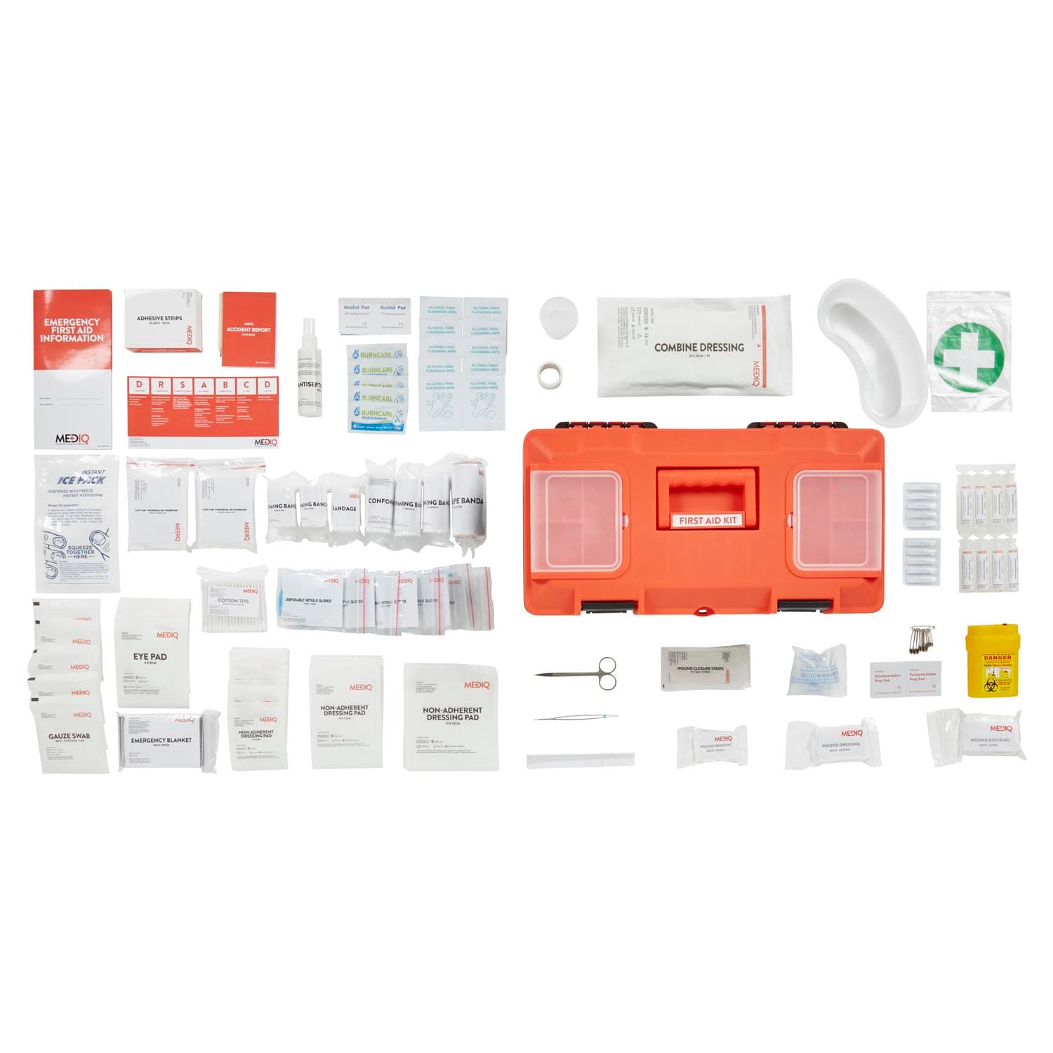 MEDIQ Essential Workplace Response First Aid Kit In Plastic Tackle Box_2