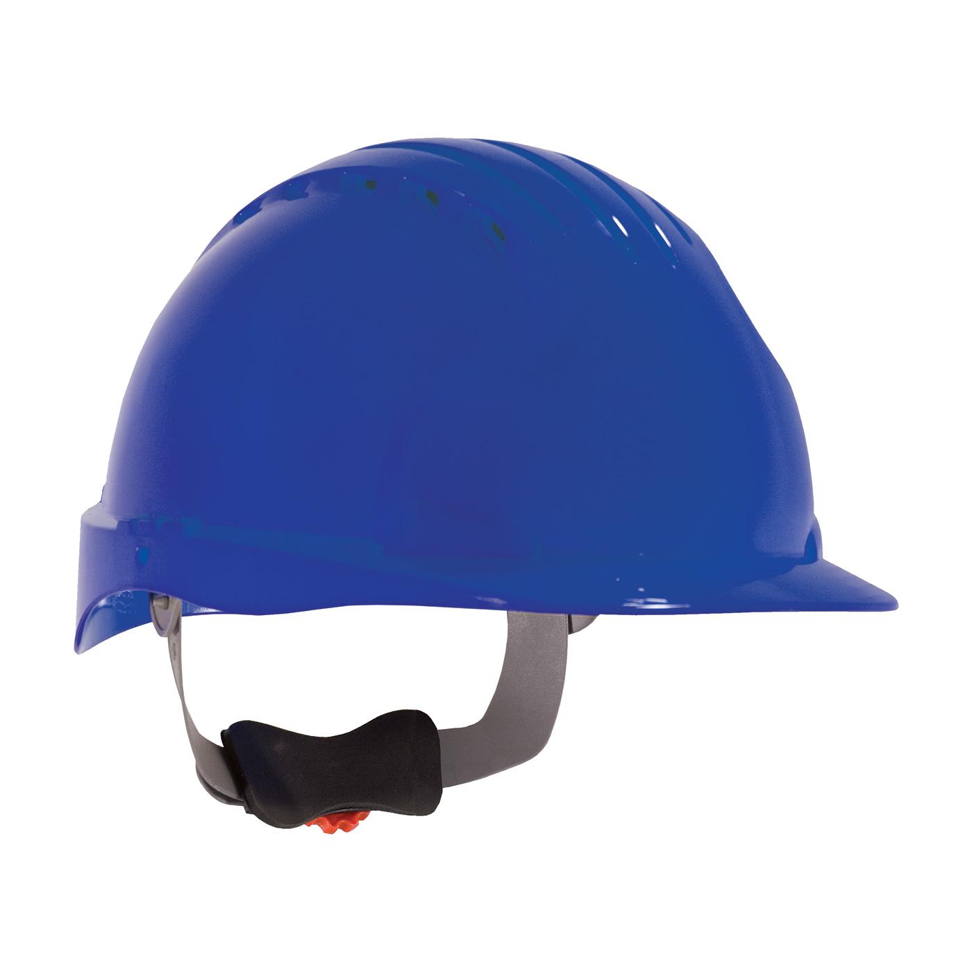 Evolution® Deluxe 6151 Standard Brim, Vented Hard Hat with HDPE Shell, 6-Point Polyester Suspension and Wheel Ratchet Adjustment (280-EV6151V)