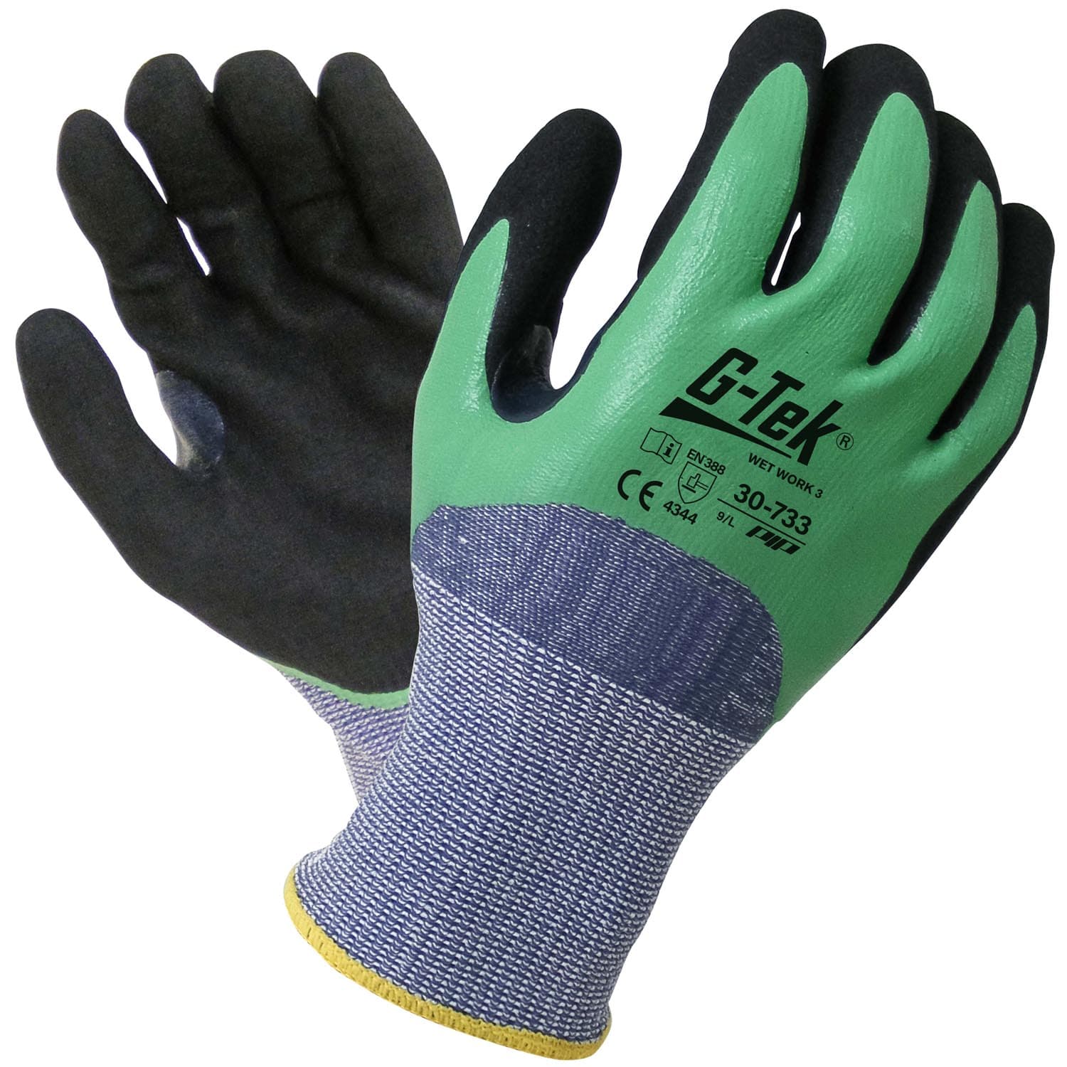 G-Tek Wet Work 3 Nitrile Coat Pvc 3/4 Dipped_4