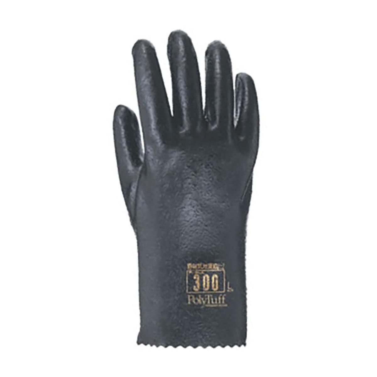 QRP® PolyTuff® ESD Polyurethane Electrostatic Dissipative (ESD) Solvent Glove with Wool Lining - 10.25" (300WN)