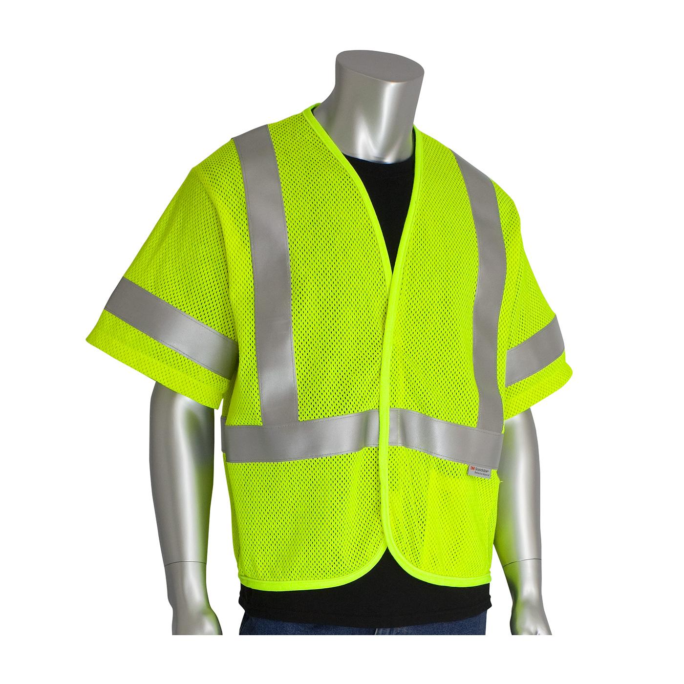 ANSI Type R Class 3 AR/FR Mesh Vest, Hi-Vis Yellow (305-3100)