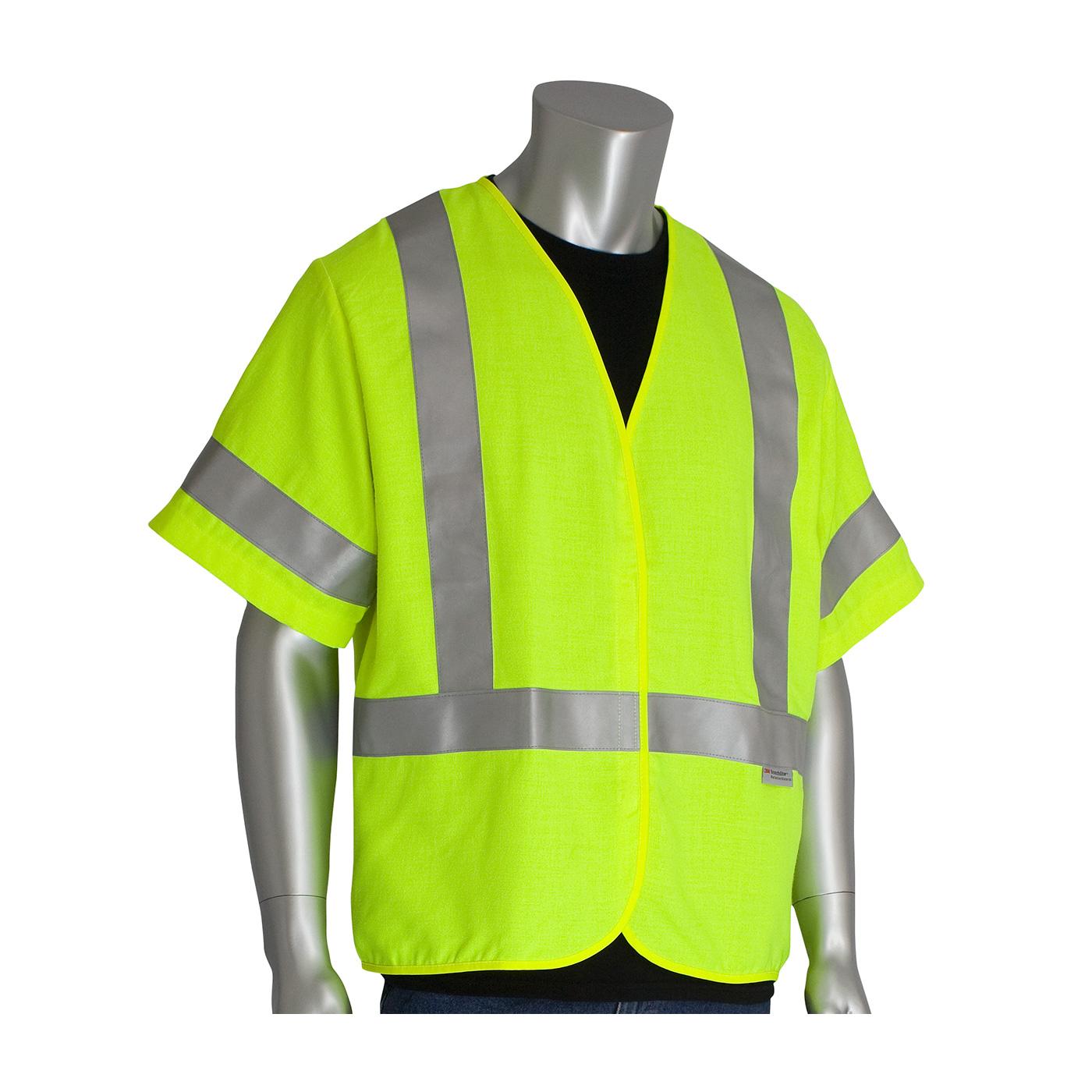 ANSI Type R Class 3 AR/FR Solid Vest, Hi-Vis Yellow (305-3200)