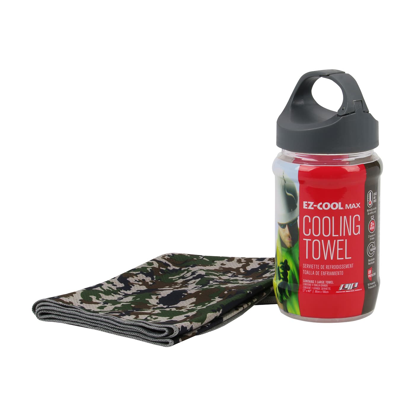 Ez-Coolmax Cooling Towel, Hollow Fiber Wicking Fabric 40"X12" Ly Ly,39