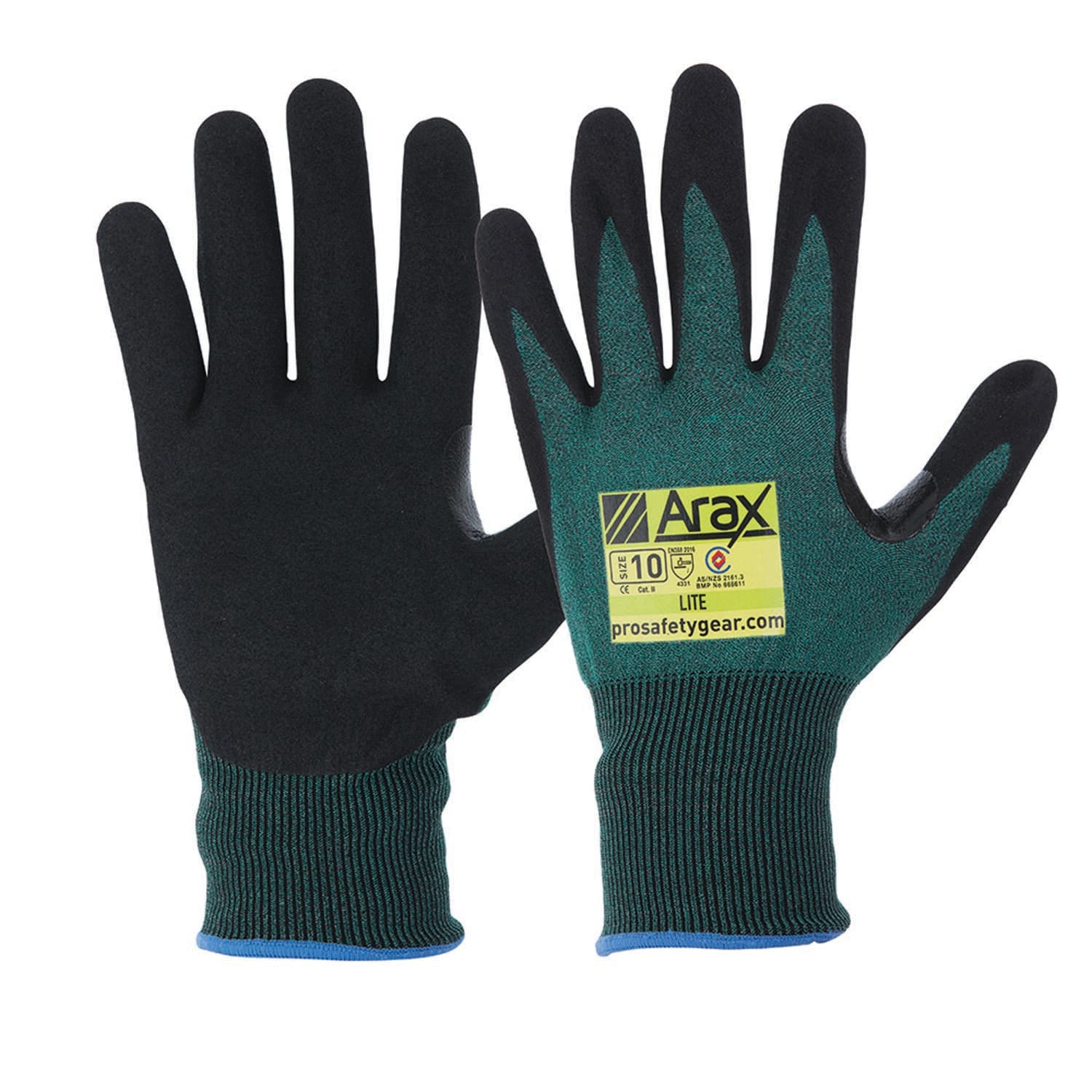 Pro Choice Arax® Green Nitrile Sand Dip Palm_1