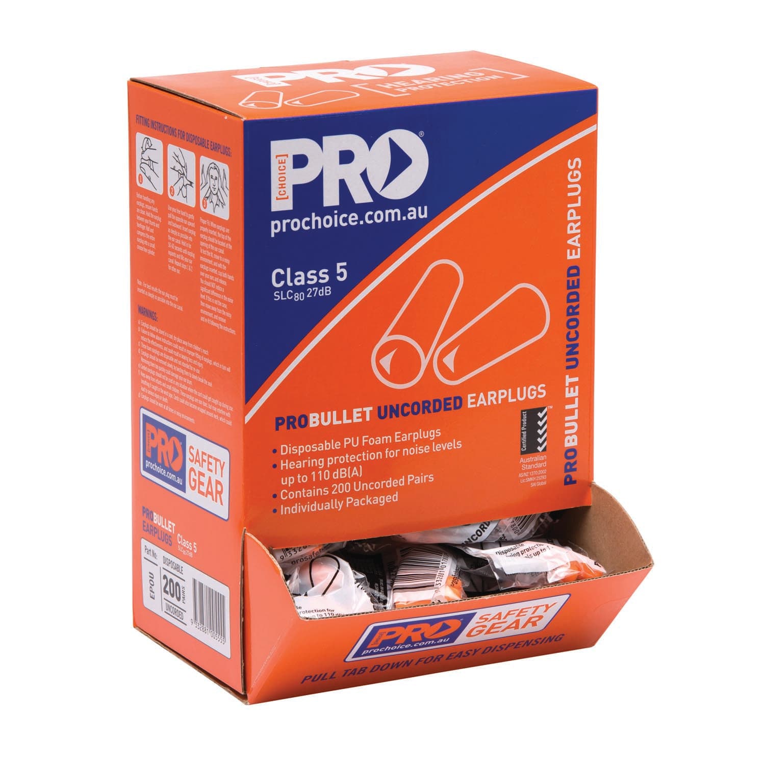 Pro Choice Probullet Disposable Uncorded Earplugs Uncorded_4