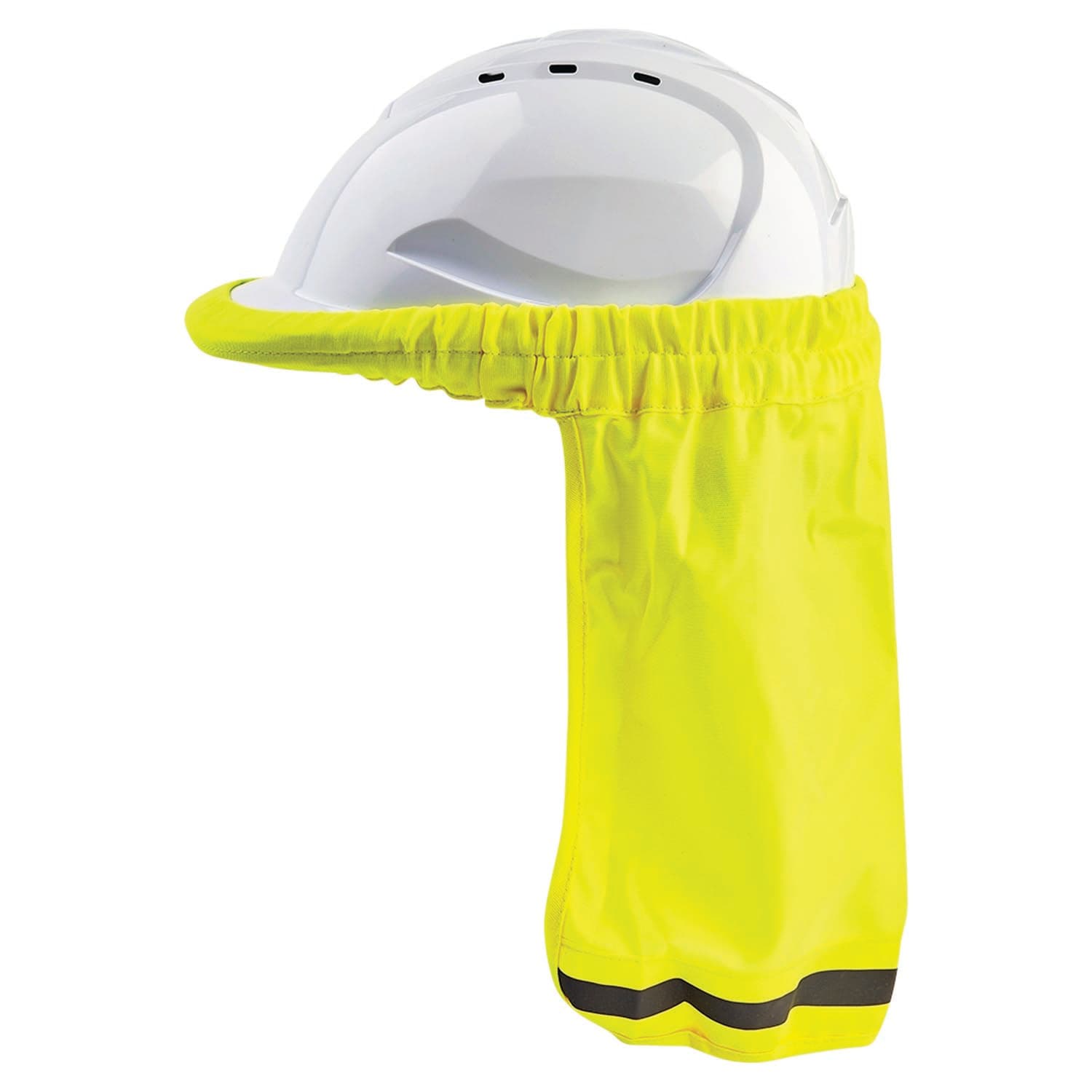 Pro Choice Hard Hat Neck Sun Shade Fluro Yellow