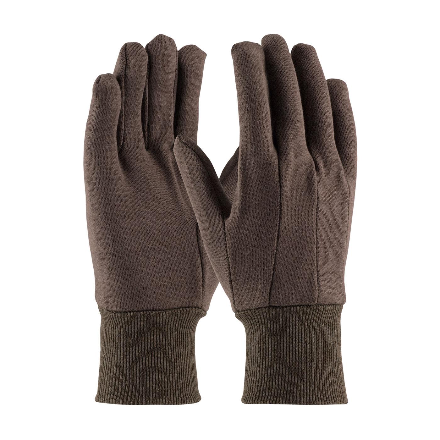 Heavy Weight Cotton/Polyester Jersey Glove - Men's, Brown (KBJ9I) - MENS