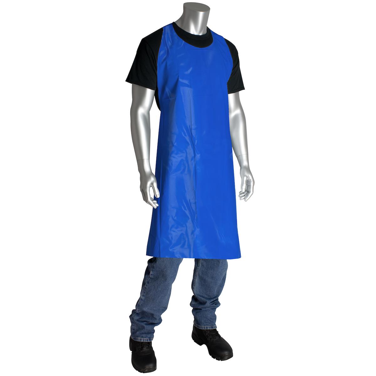 16" PU EVOH, Apron POLYTUFF Permeation, Blue (T2) - OS