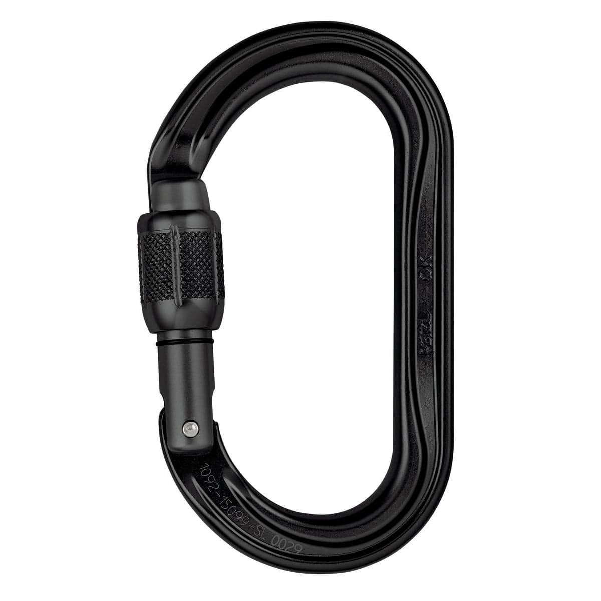 Petzl Ok Screwgate Carabiner Black