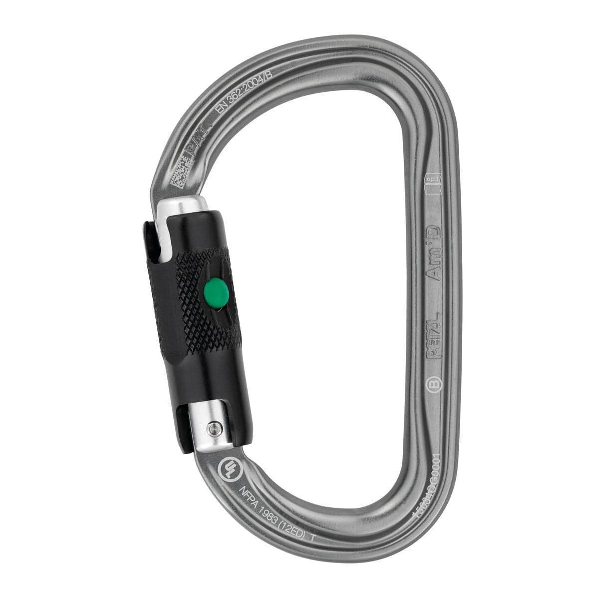 Petzl Am'D Ball-Lock Carabiner Grey