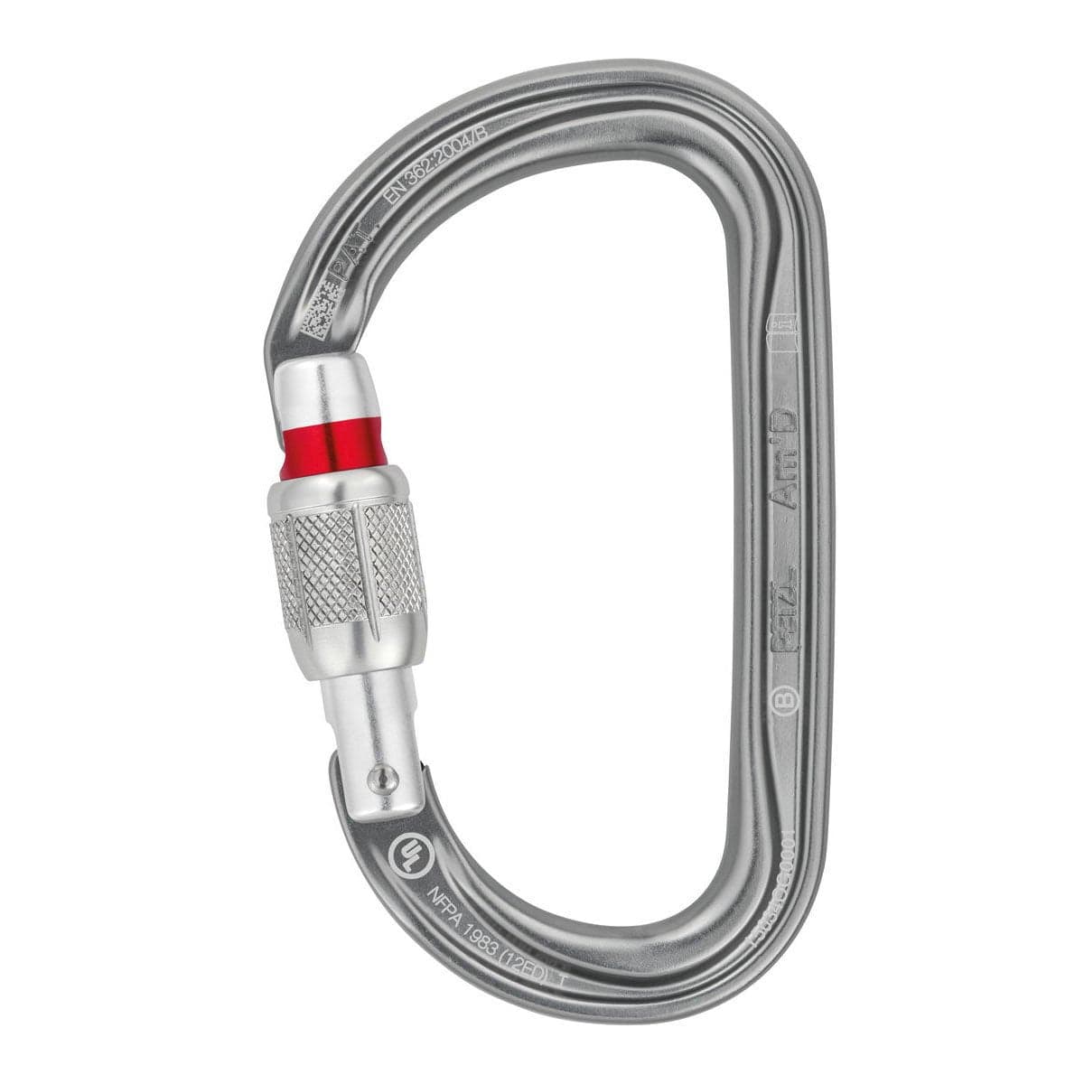 Petzl Am'D Screwgate Carabiner Grey