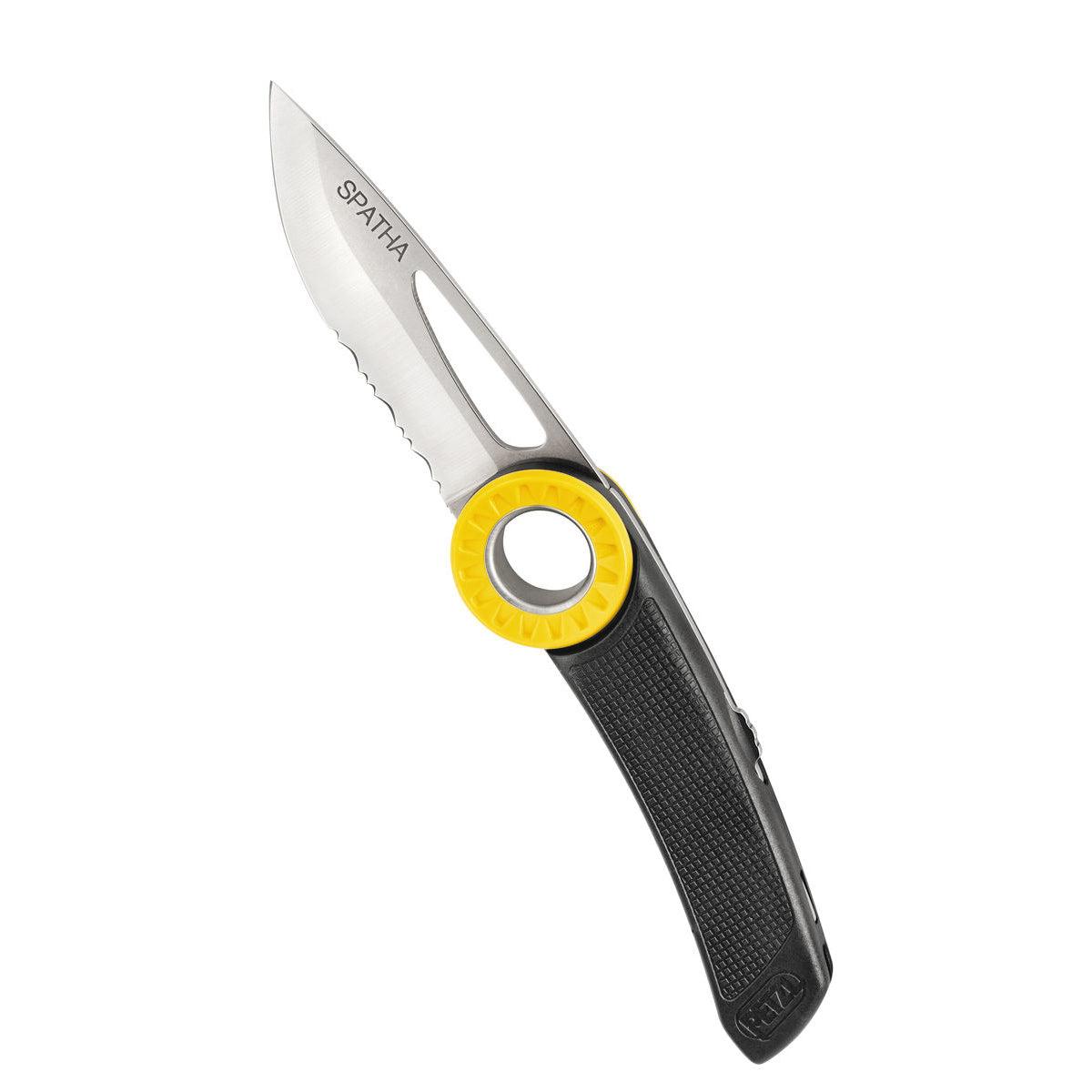 Petzl Spatha Knife (Pro) Black/Yellow