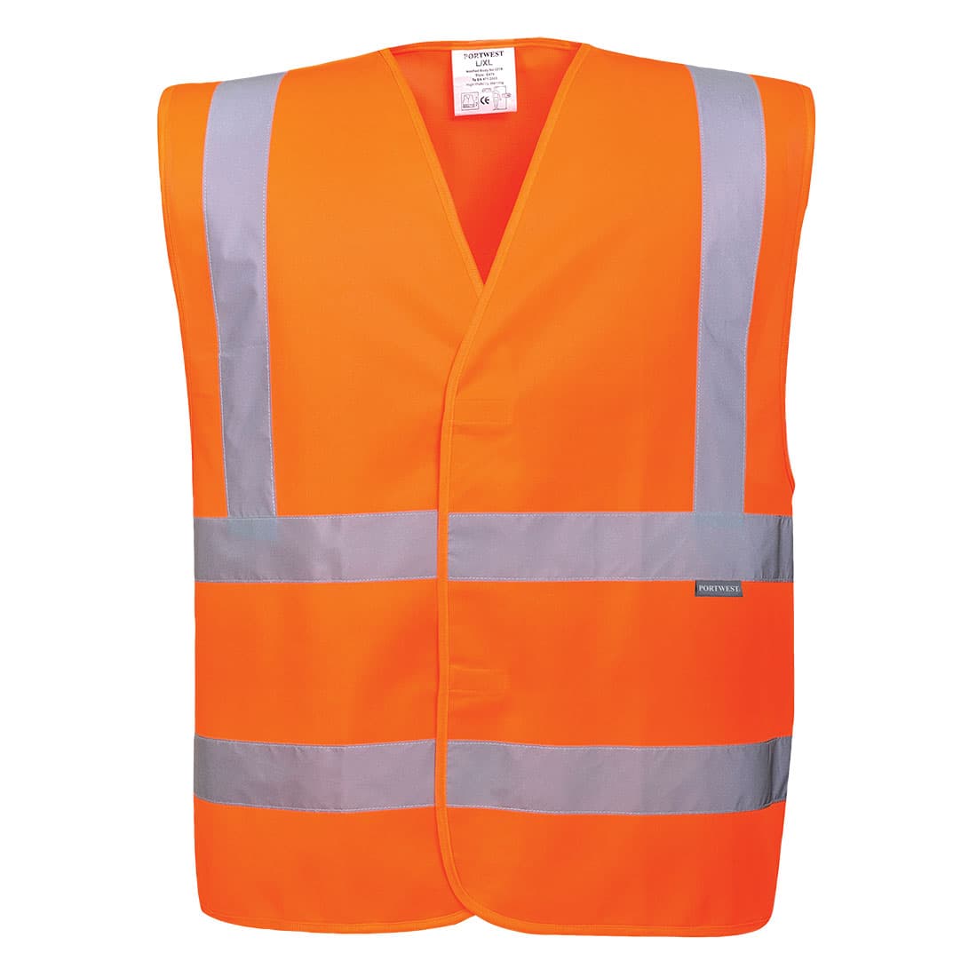 Portwest Hi-Vis Two Band and Brace Vest (Orange)