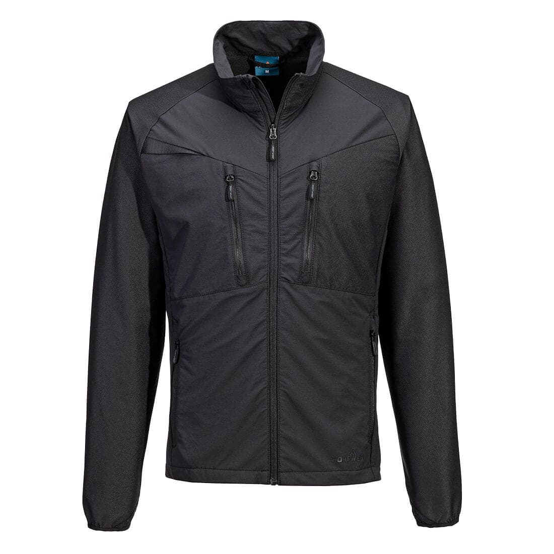 Portwest DX4 Zip Lightweight Mid Layer (All Black)