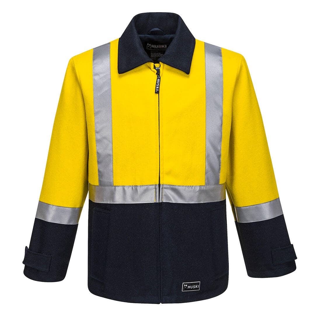 Portwest Huski FR Bluey Jacket (Yellow/Navy)