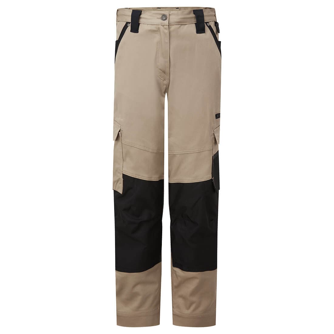 Portwest KX3 Women's Stretch Slim Fit Trade Pants (Sand)