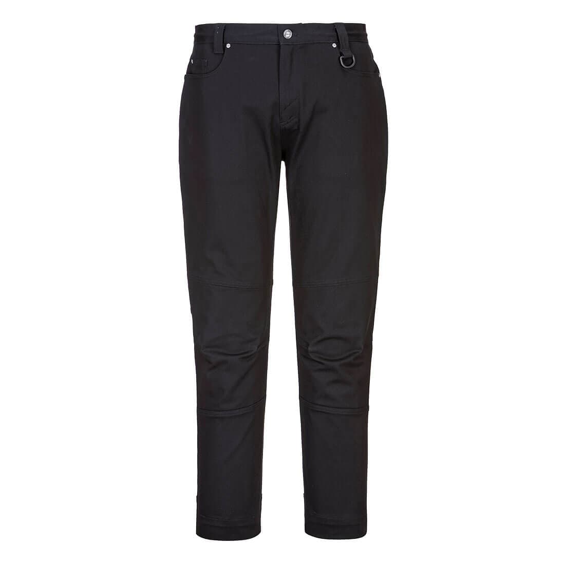 Portwest KX3 Stretch Slim Fit Work Pants (Black)