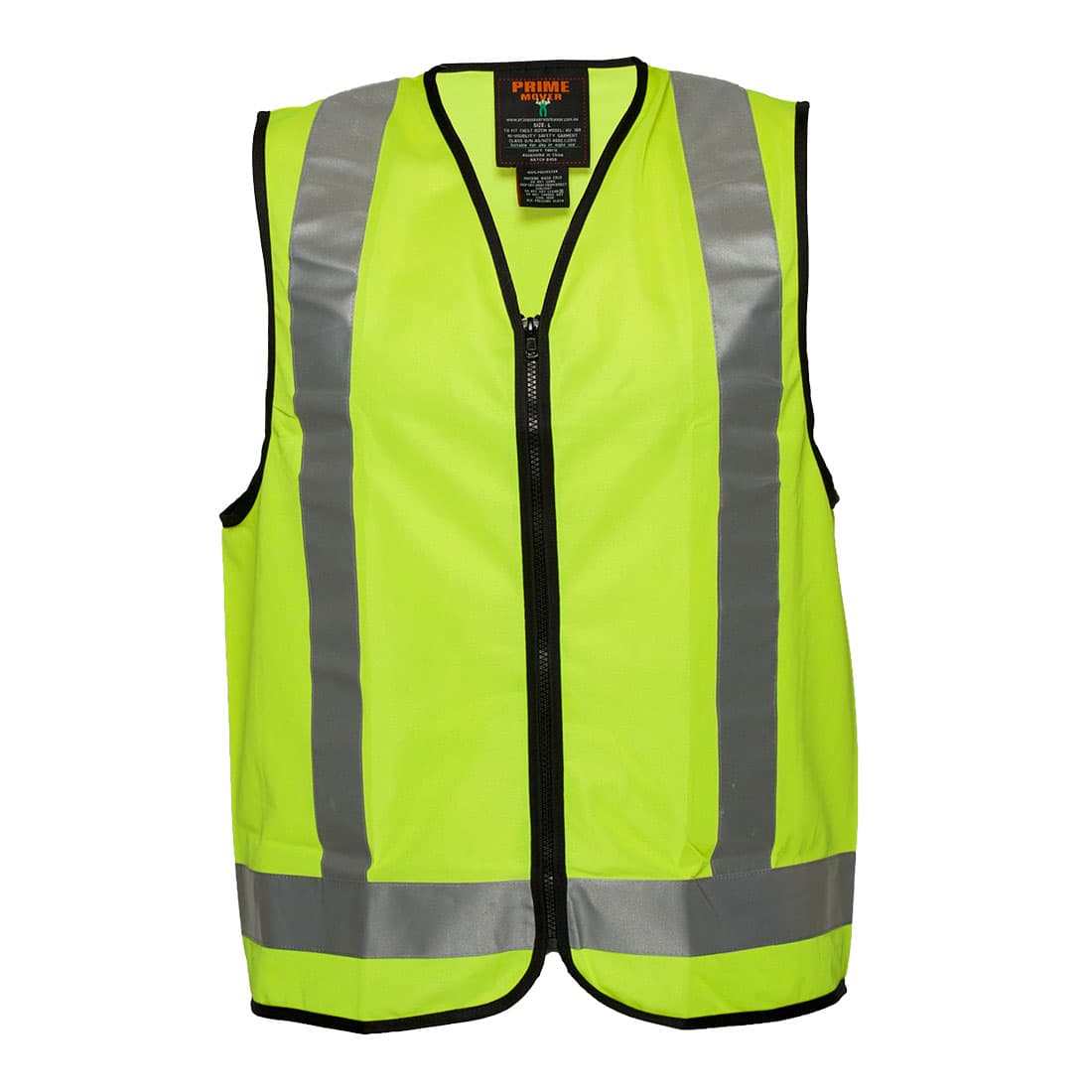 Portwest Hi-Vis X Back Zipped Vest  (Yellow)