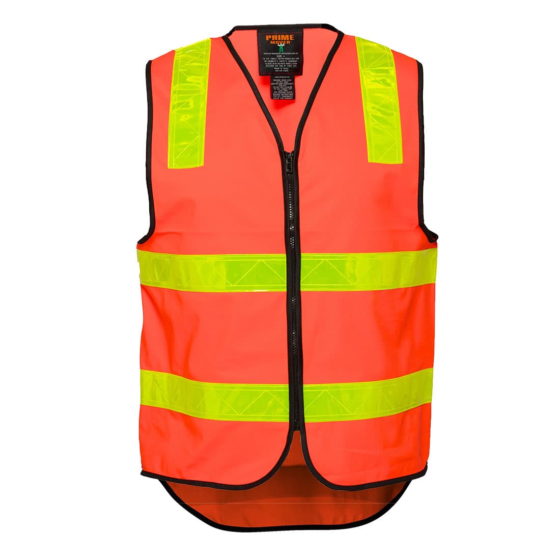 Portwest Hi-Vis Vic Roads Zipped Vest  (Red)