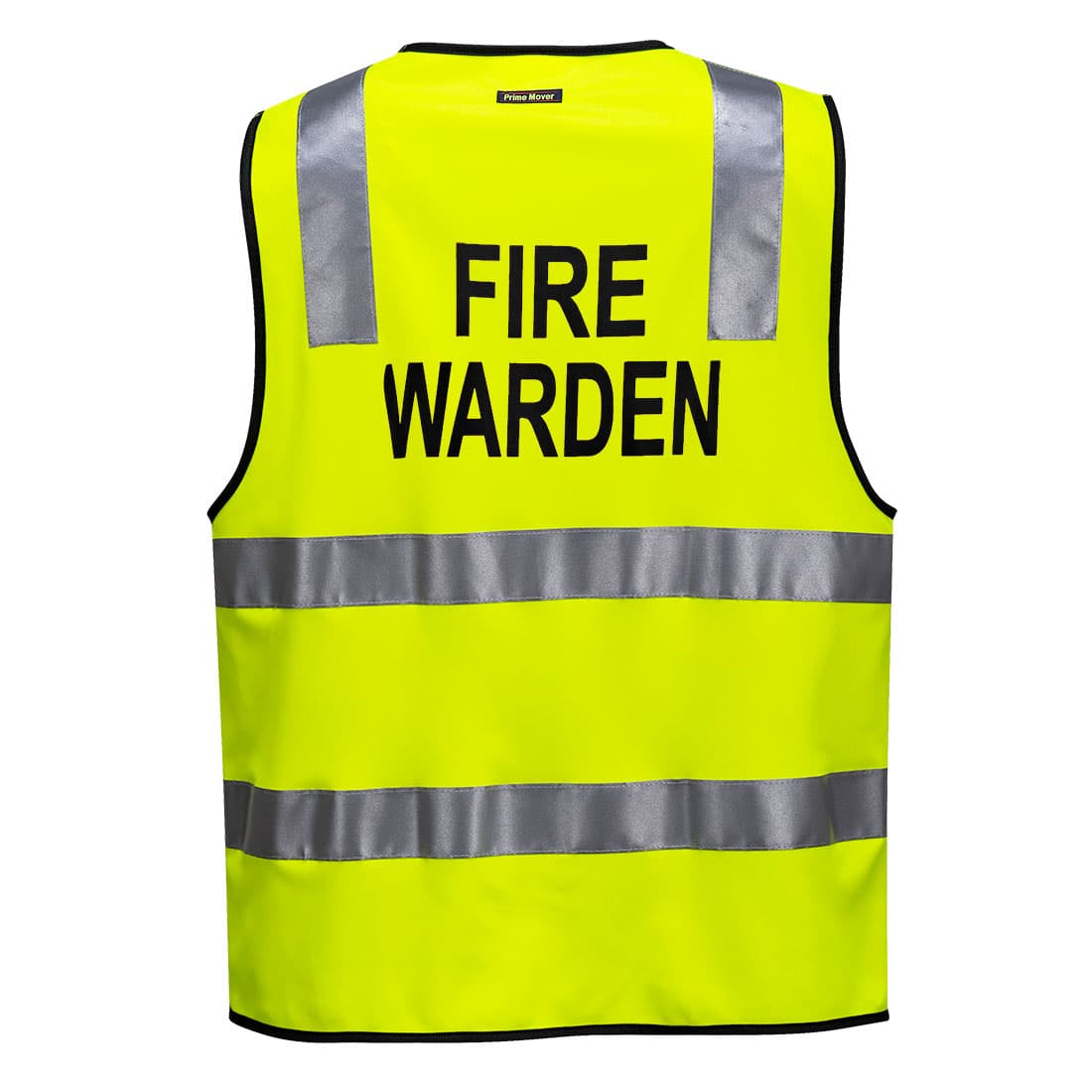 Portwest Hi-Vis Zipped Fire Warden Vest  (Yellow)