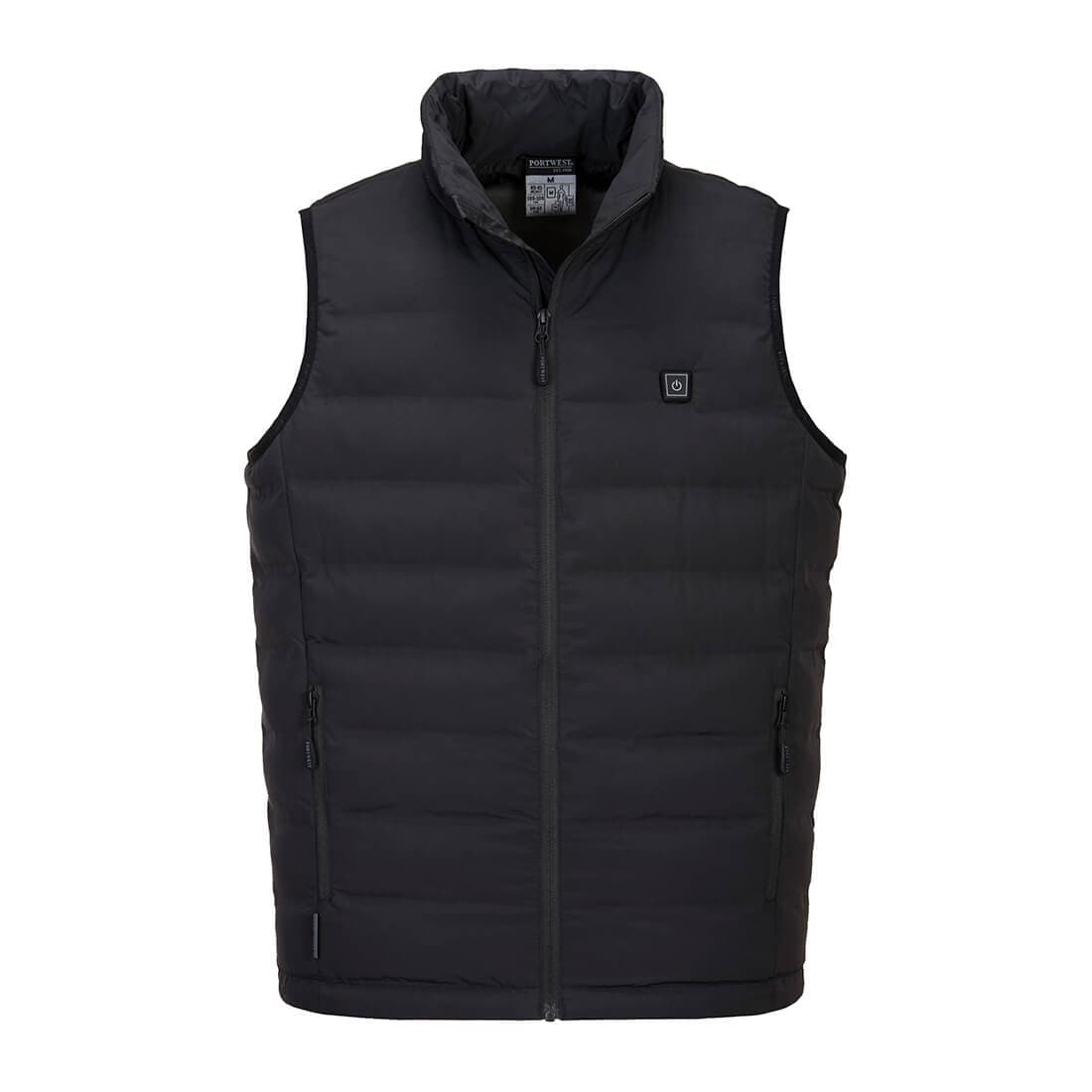 Portwest Ultrasonic Heated Tunnel Vest (Black)