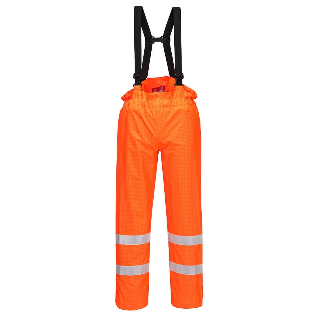 Portwest Bizflame Rain Unlined - Hi-Vis Antistatic FR Pants (Orange)