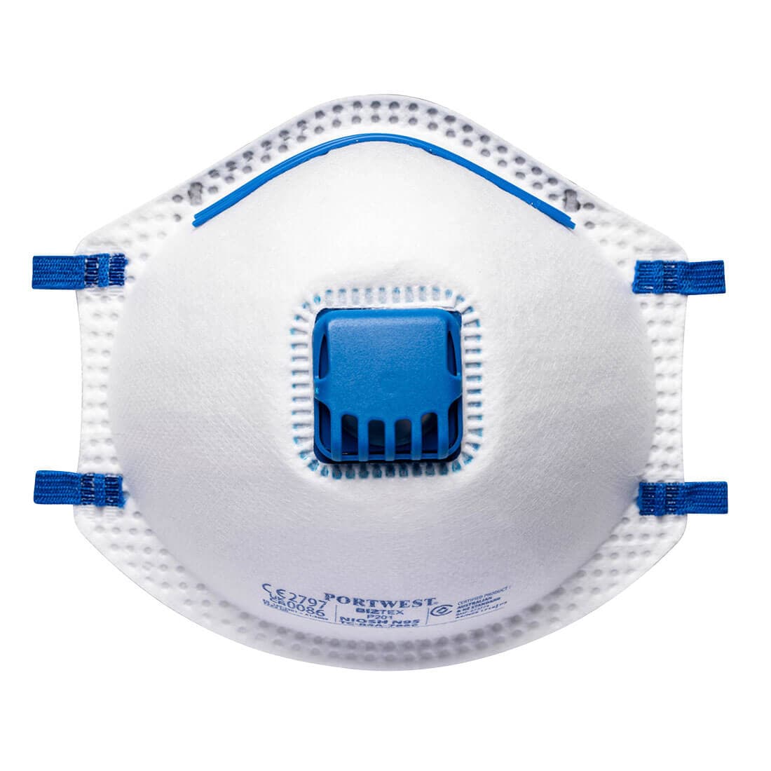 Portwest FFP2 Valved Dust Mist Respirator (Pk10)