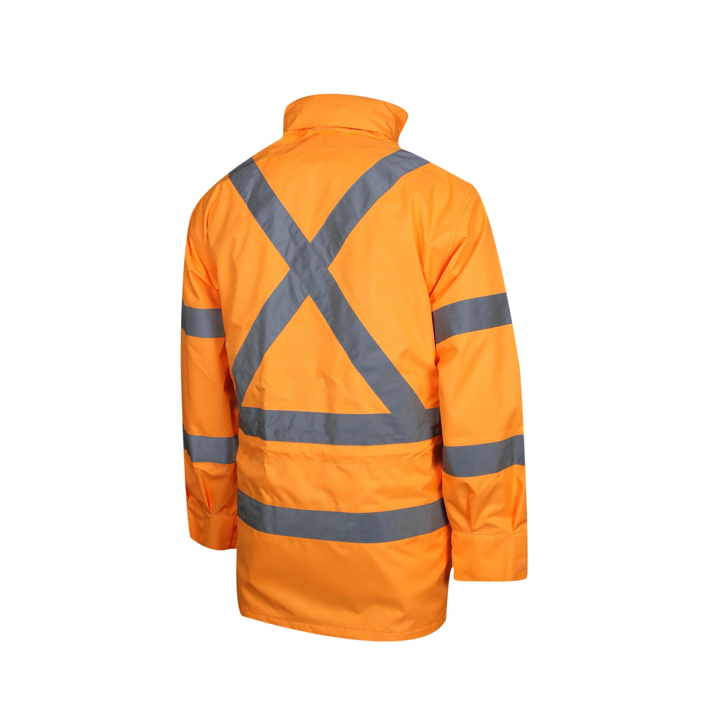 TRu Workwear Jacket 4 In 1 With Vest Poly Oxford With Reflective Tape To T5 Pattern (X Back)_3