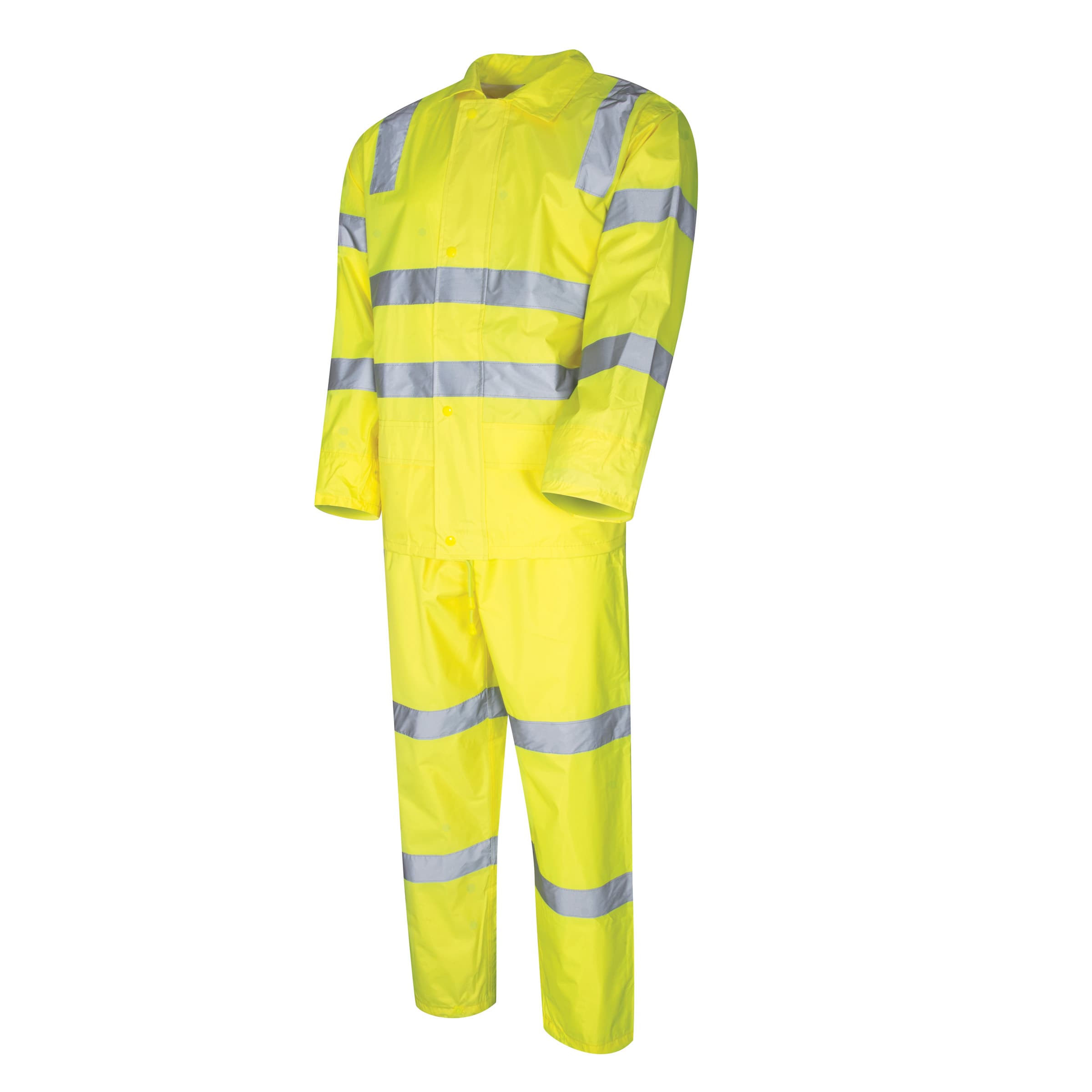 TRu Workwear Rain Set In A Bag Polyester Taffeta With Tru Reflective Tape In Bio Motion Pattern_1