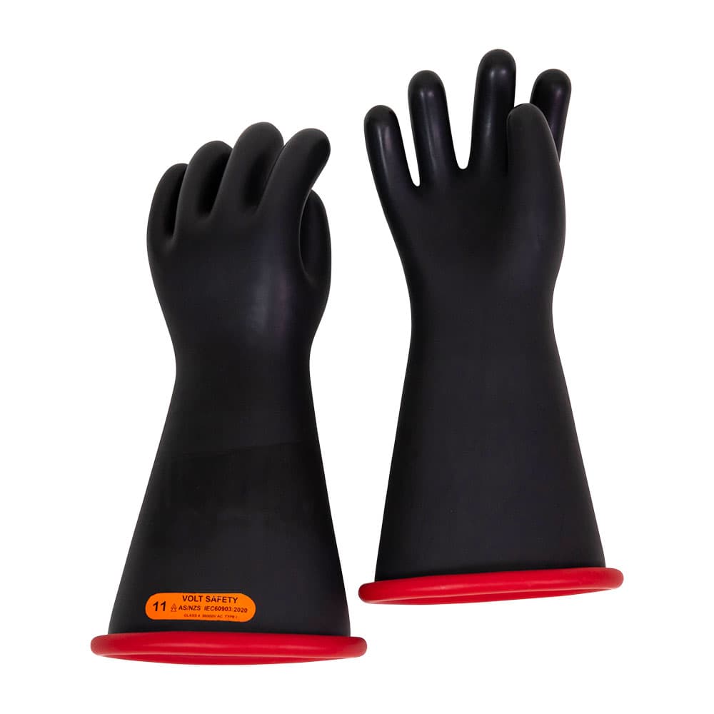 Volt Safety Insulated Glove Class 4 36kV Rolled Edge Dual Colour