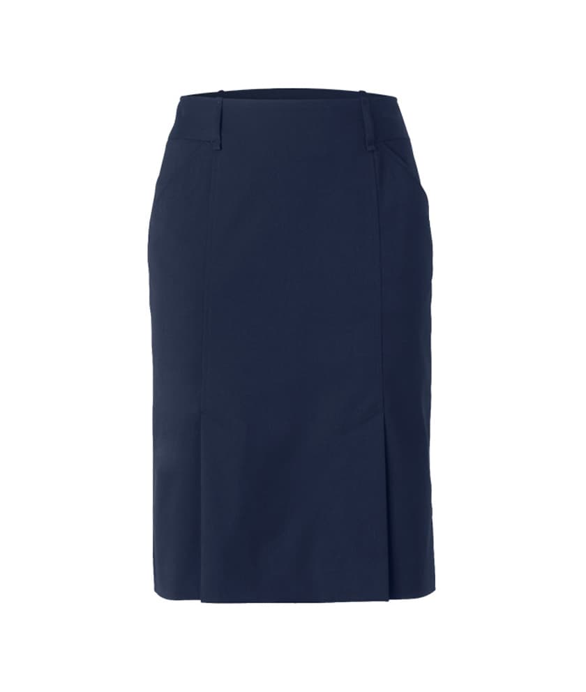 NNT Pleat Straight Skirt CAT26B (Ink/Navy)