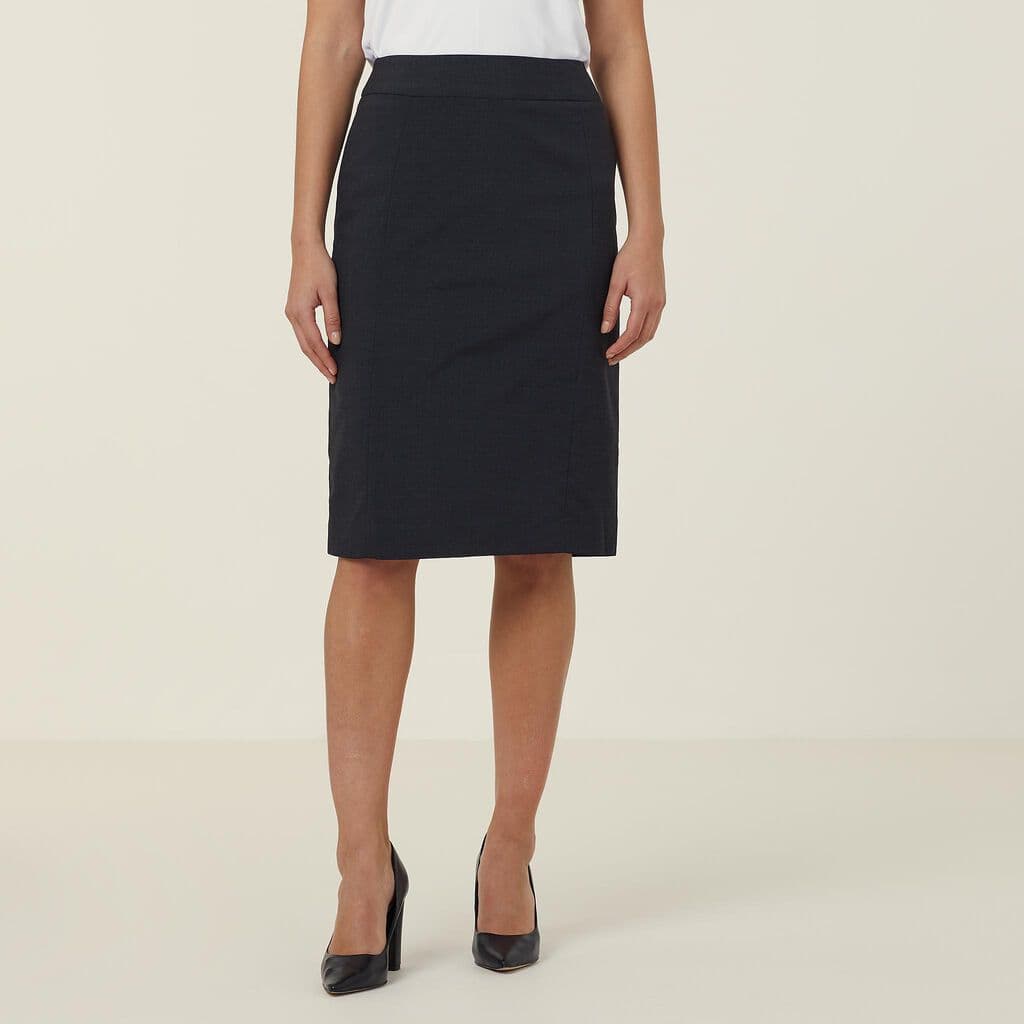 NNT Panel Pencil Skirt CAT2MG (Charcoal)_4