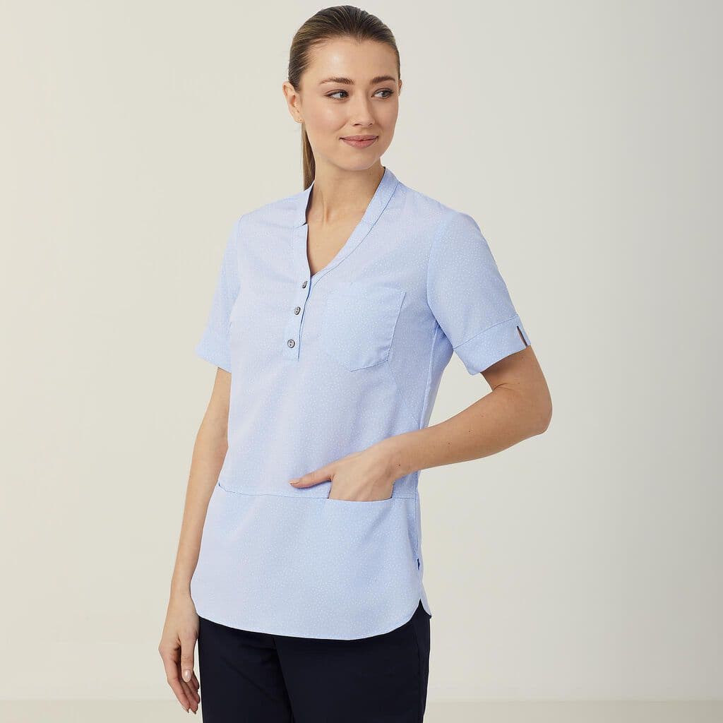 NNT Short Sleeve Tunic CAT9XP (Ice Blue)_1