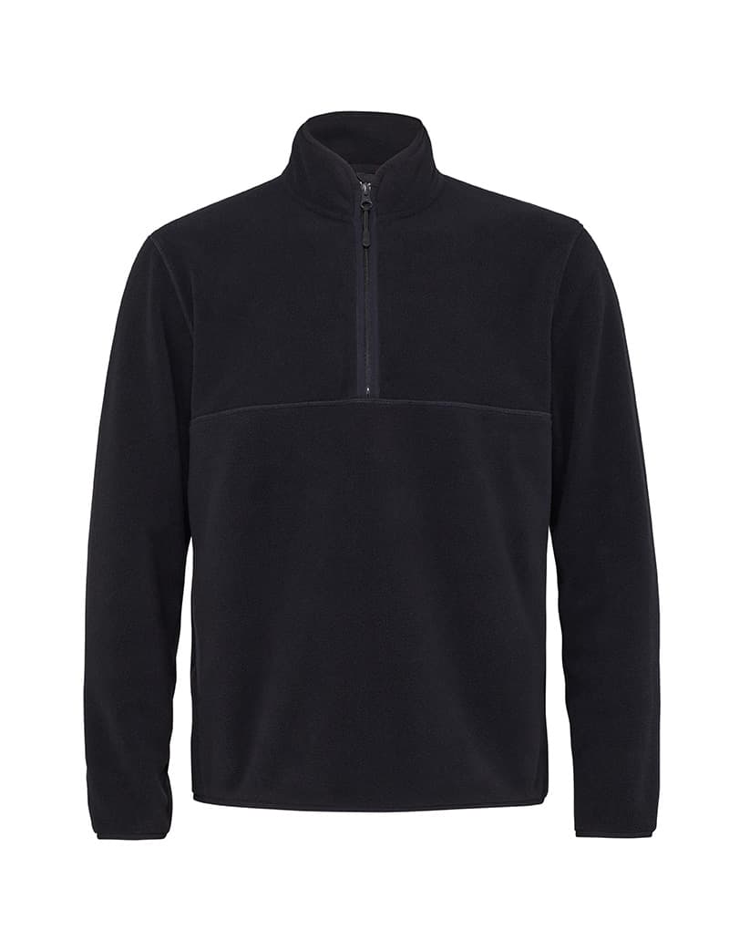 NNT Mens Polar Fleece Zip Neck Pullover CATBE9 (Navy)_5