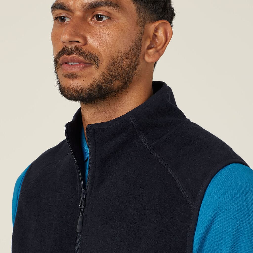 NNT Polar Fleece Zip Vest CATF2L (Navy)_4