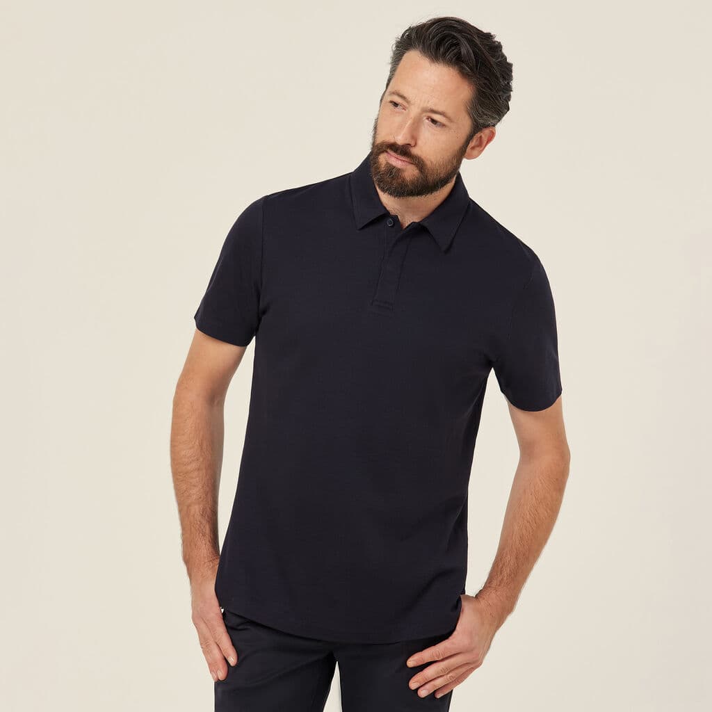 NNT Mens Cotton Pique Polo CATJJX (Midnight)_1