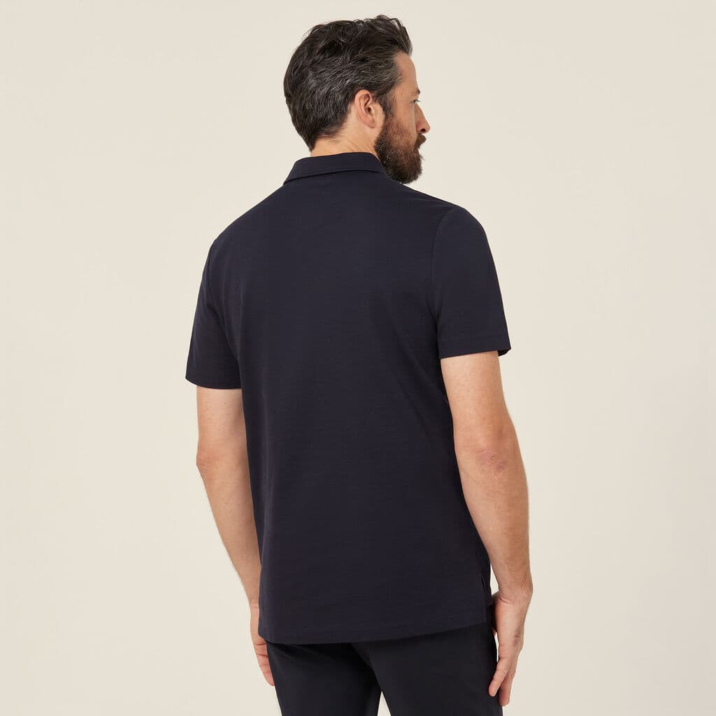 NNT Mens Cotton Pique Polo CATJJX (Midnight)_2