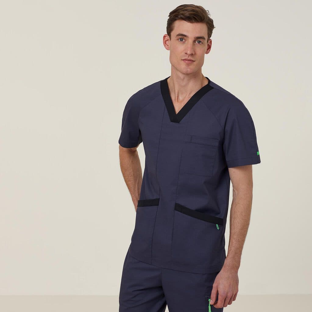 NNT Koller Scrub Top CATRFU (Charcoal)_1