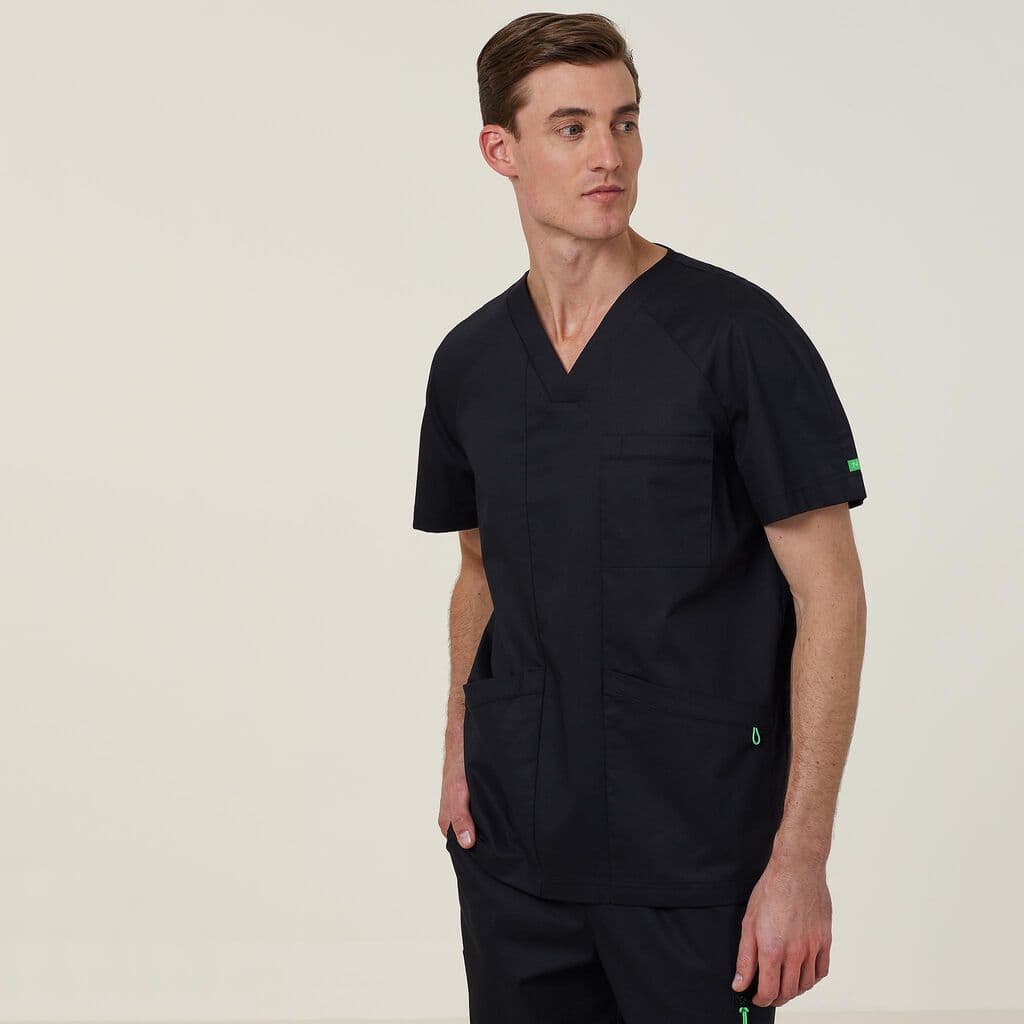 NNT Carl Scrub Top CATRFV (Black)_1