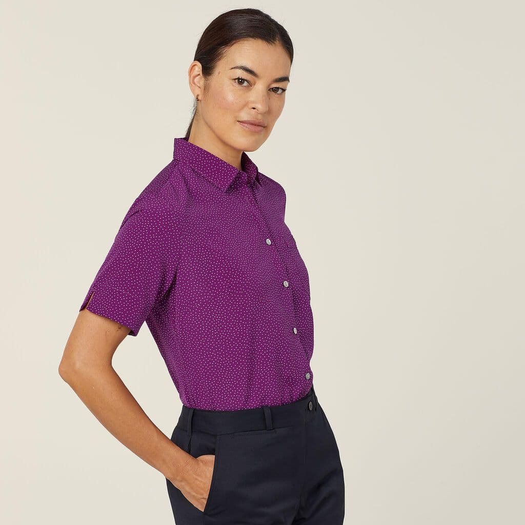 NNT Short Sleeve Shirt CATU7H (Purple)_1