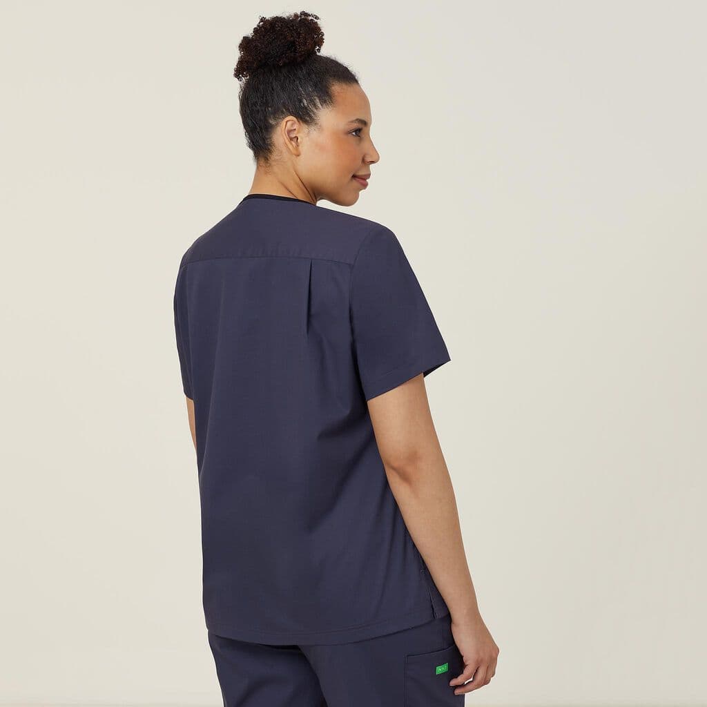 NNT Nightingale Scrub Top CATULL (Charcoal)_2