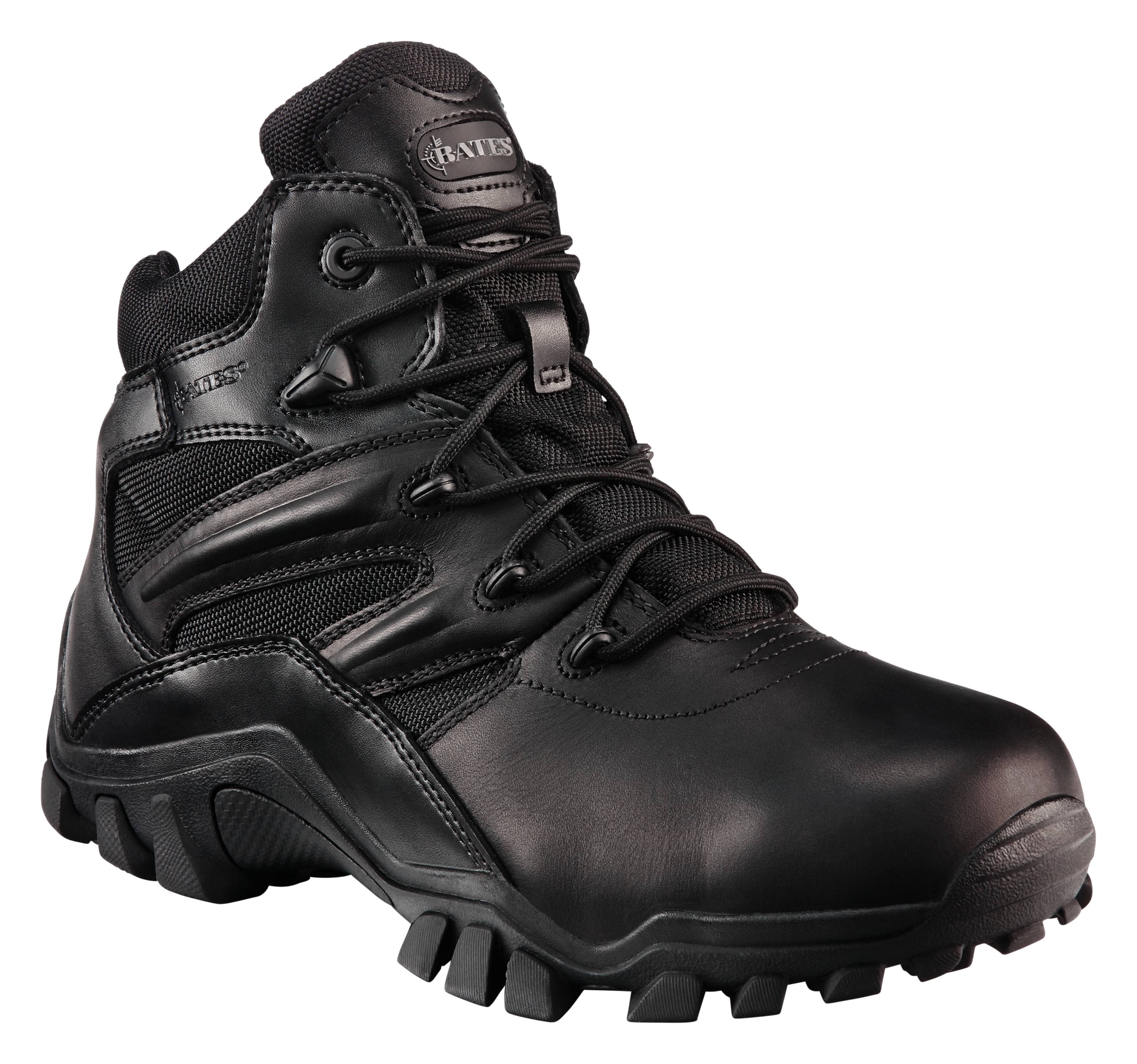 Bates Delta 6 Mens Side Zip Boot (Black)