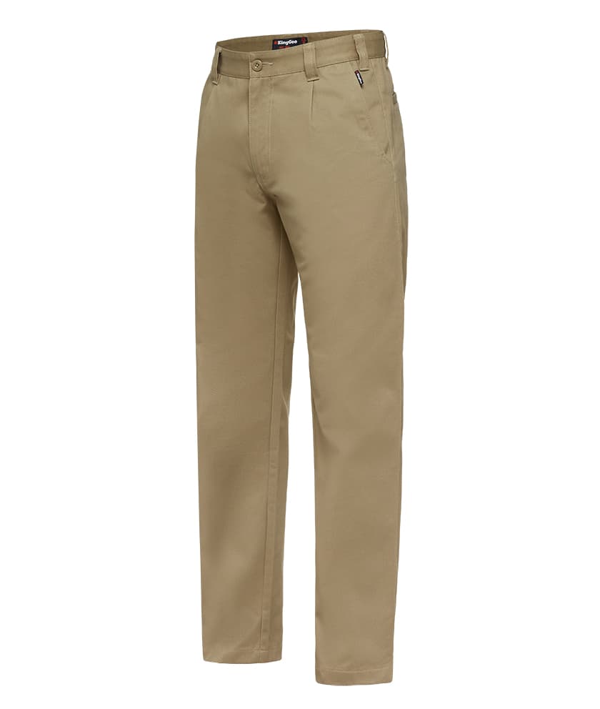 KingGee Mens Steel Tuff Drill Pants (Khaki)