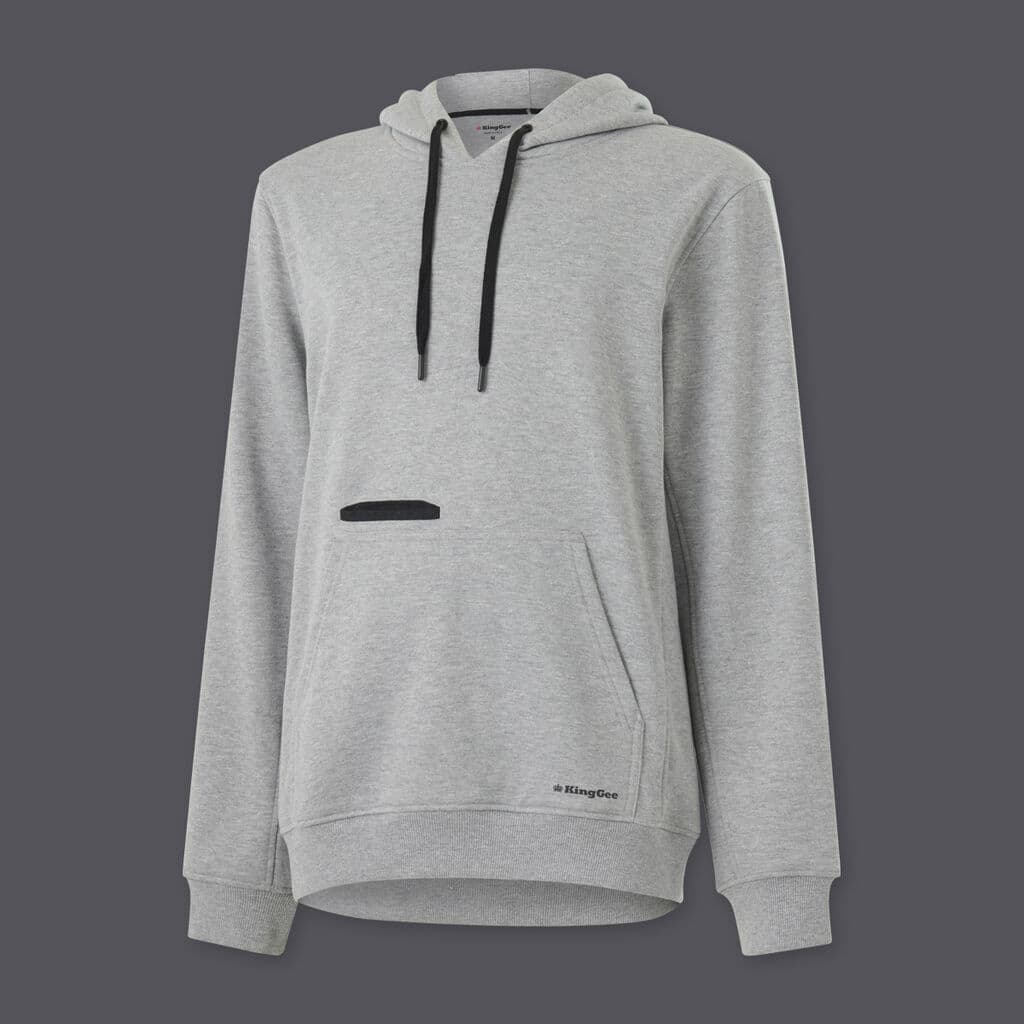 KingGee Mens Originals Hoodie (Grey Marle)_1