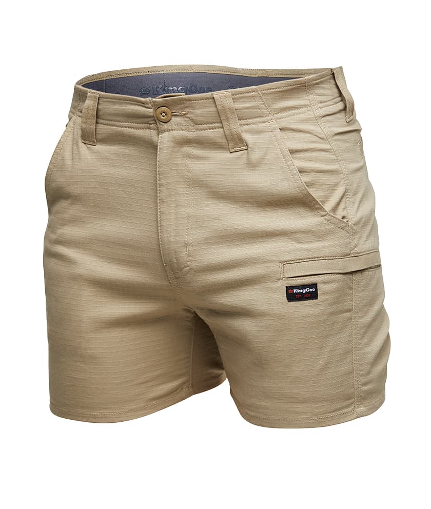 KingGee Mens Workcool Pro Short Short (Khaki)