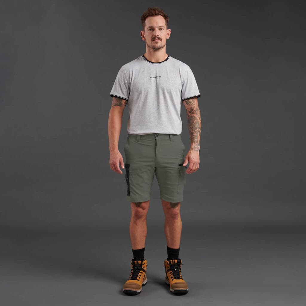 KingGee Mens Trademark Cargo Short (Slate Green)_2