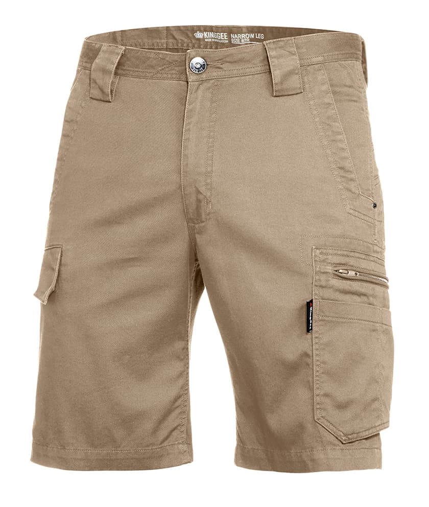 KingGee Mens Tradie Summer Short (Khaki)